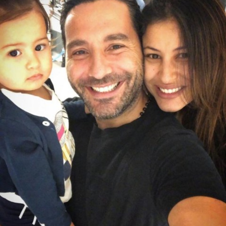 وسام وابنته 