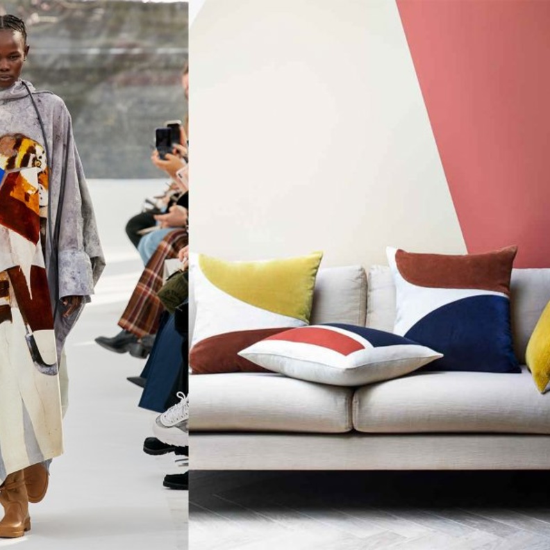 الألوان الترابية بين عرض أزياء كينزو في باريس 2020 و ديكور جلسات عربية عصرية