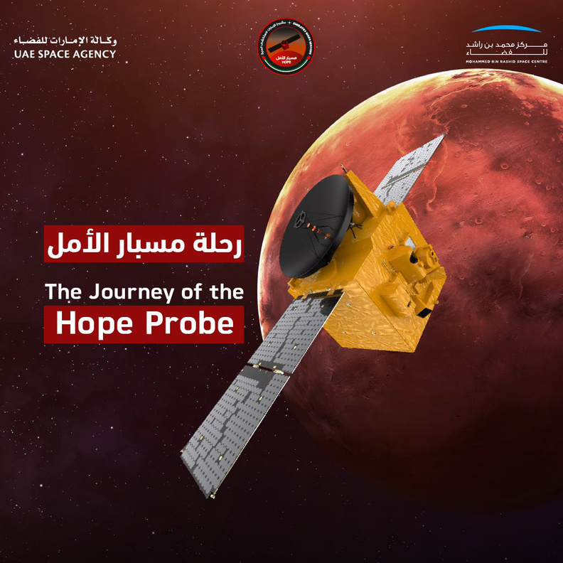 17 يوليو الموعد الجديد لإطلاق "مسبار الأمل" إلى المريخ