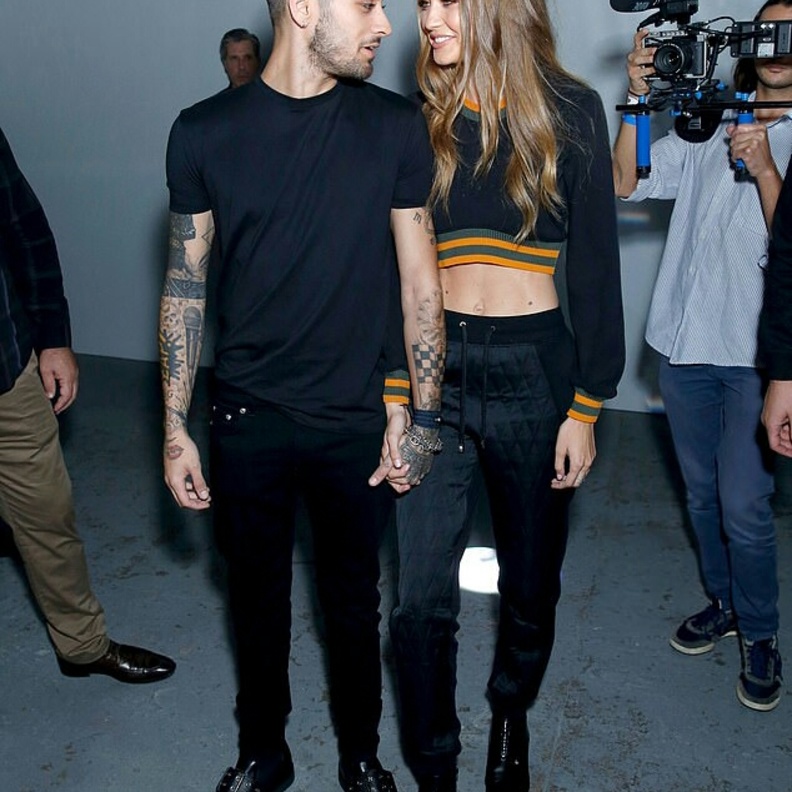 جيجي حديد و زين مالك 