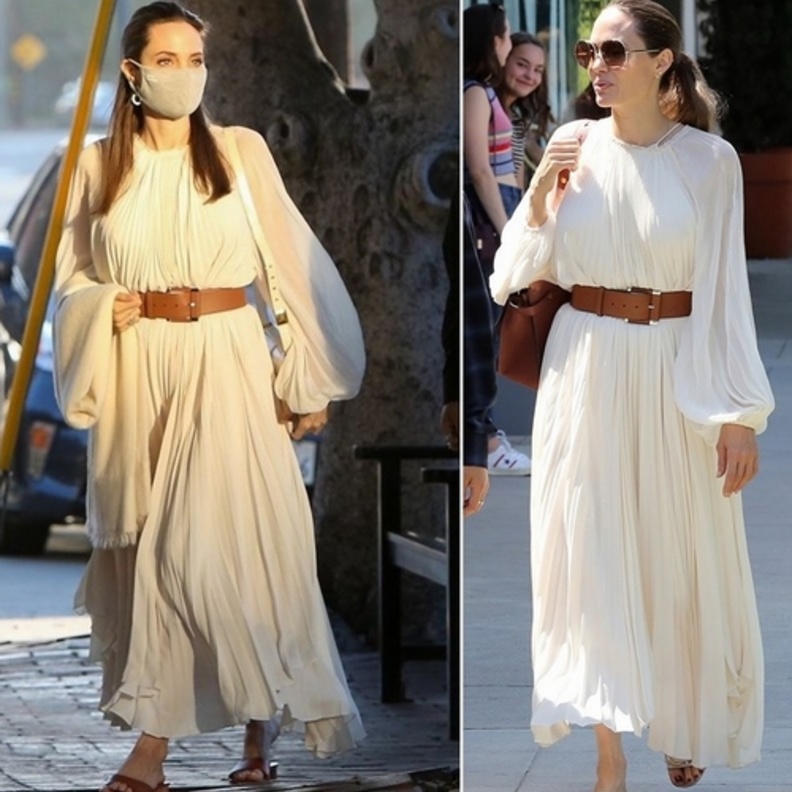  احدث اطلالات انجلينا جولي الانيقة على الرغم من تكرارها