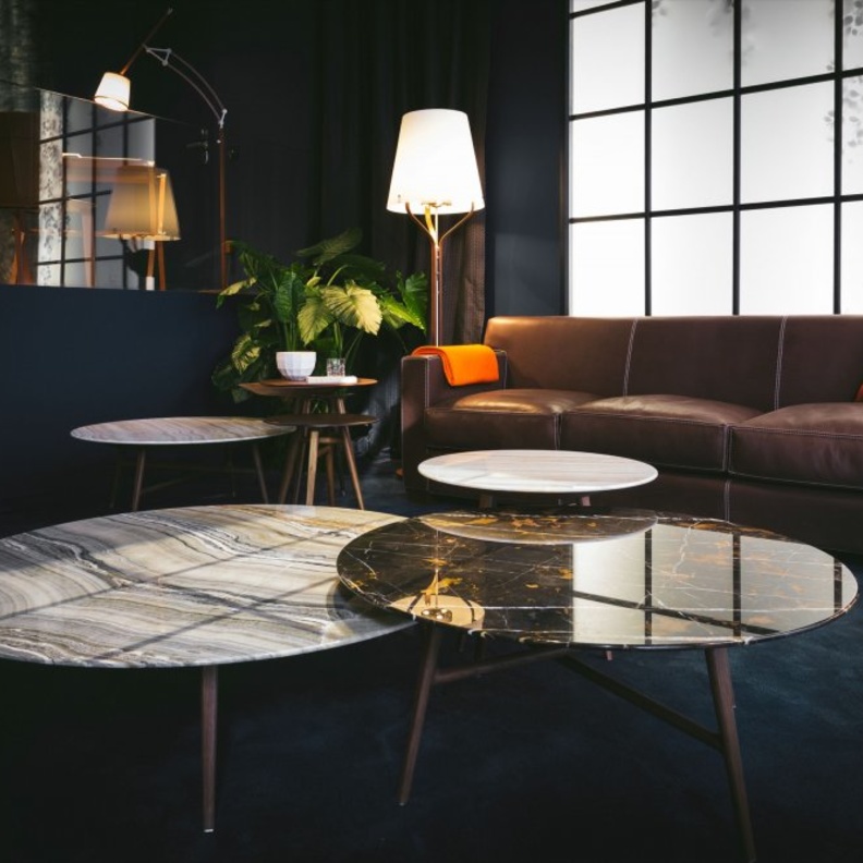  الرخام الفاخر في تصاميم طاولات من هيرمس Hermes 