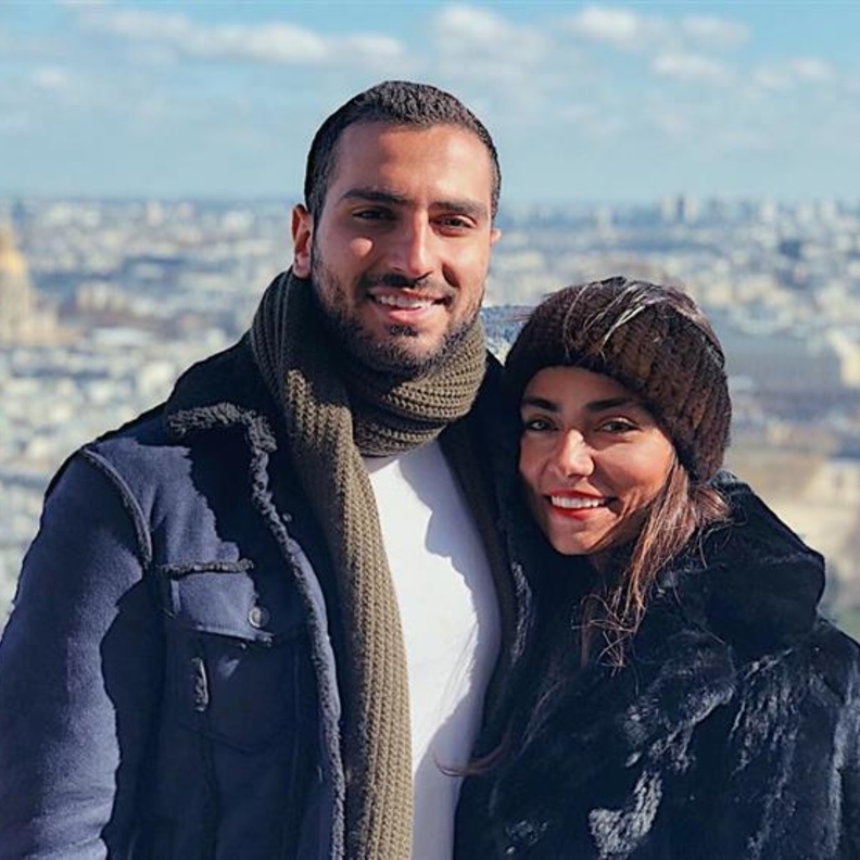 سارة الطباخ ومحمد الشرنوبي 