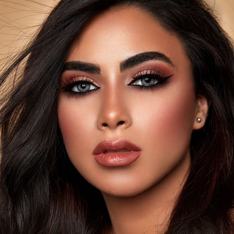  مكياج عيون خليجي باسلوب خبير التجميل فادي قطايا