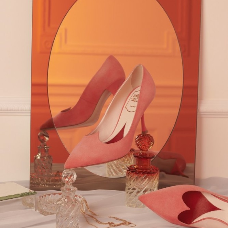 حذاء I Love Vivier Sling Back Black