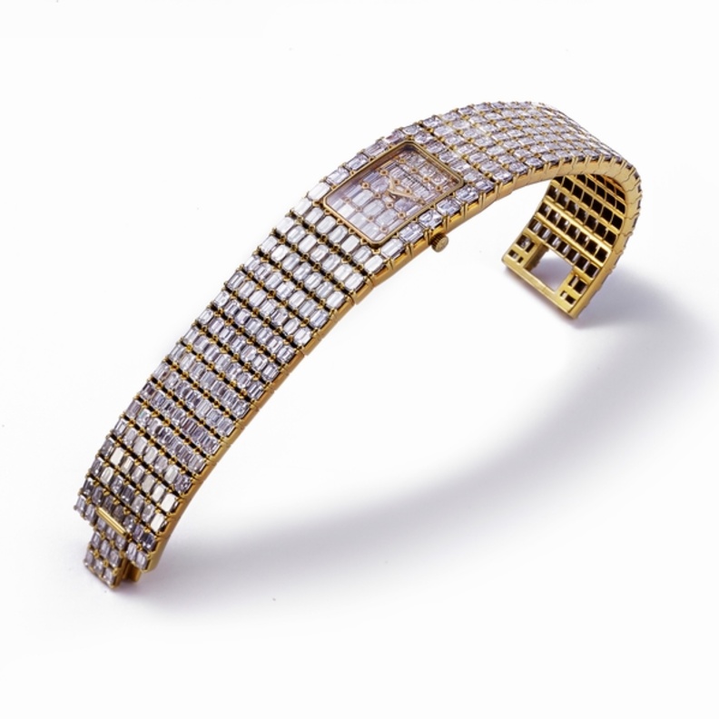 ساعة lord kalla بالذهب الأصفر