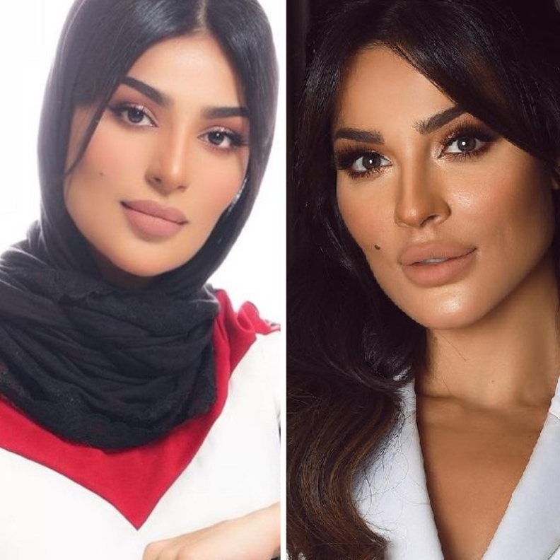 صور فاطمة الانصاري ونادين نجيم وشبه بينهما لا يصدق