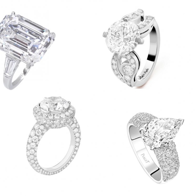 خاتم سوليتير من كارتييه Cartier