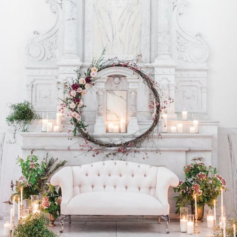  اجمل الافكار لكوش الافراح التي تزين حفلات زفاف 2020