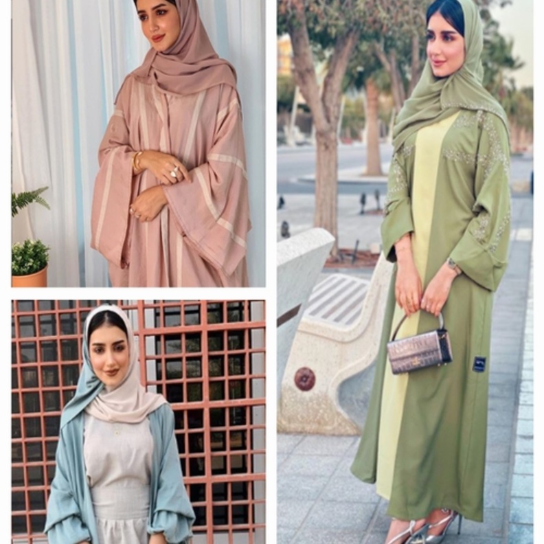 اطلالاتك بالعبايات الملونة بستايل وأسلوب خولة المراغي