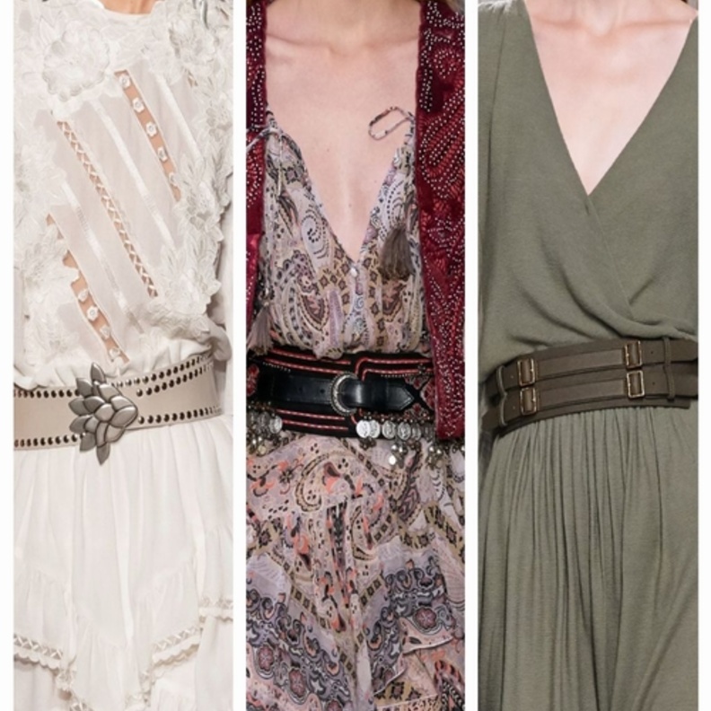 أبرز تصاميم الأحزمة العصرية من عروض الأزياء العالمية