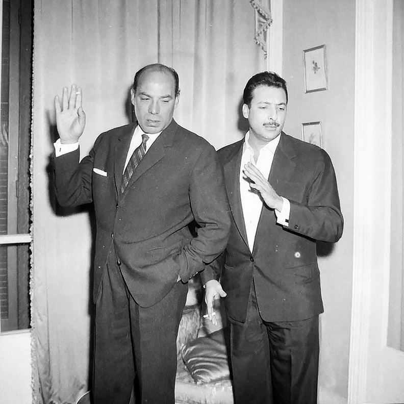 فريد شوقي ورشدي أباظة