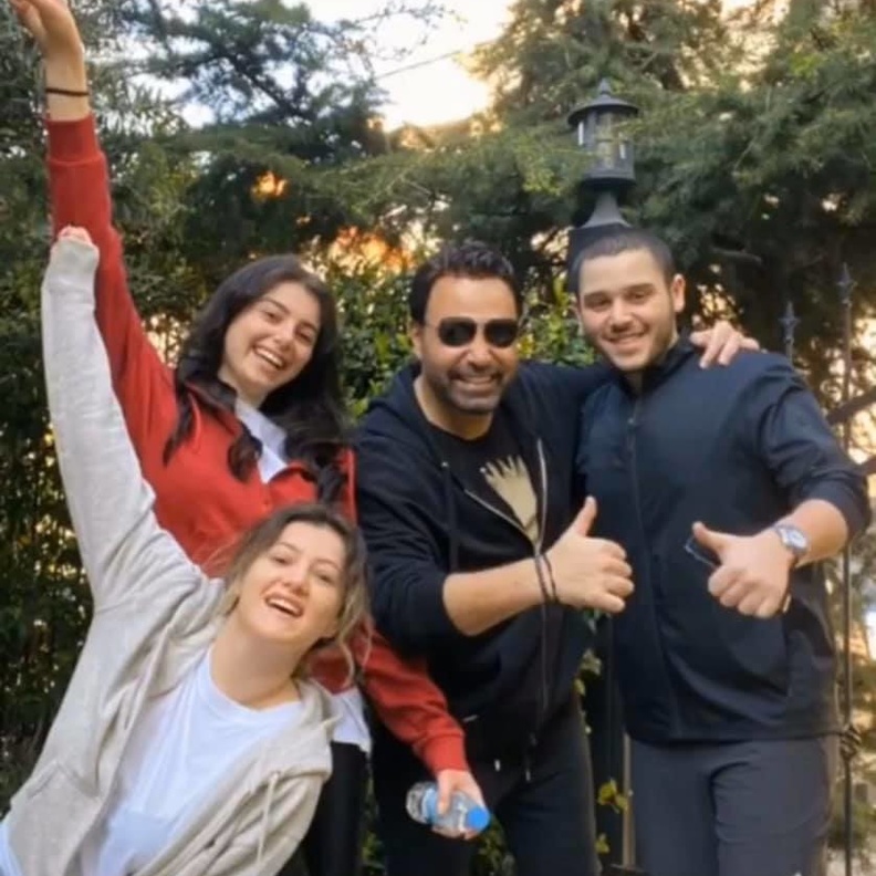 عاصي الحلاني واسرته