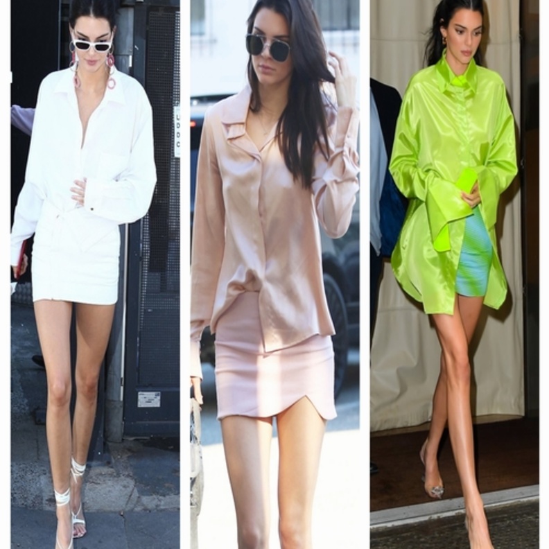 استوحي اطلالاتك بالتنورة الميني من ستايل كيندل جينر العصري والشبابي