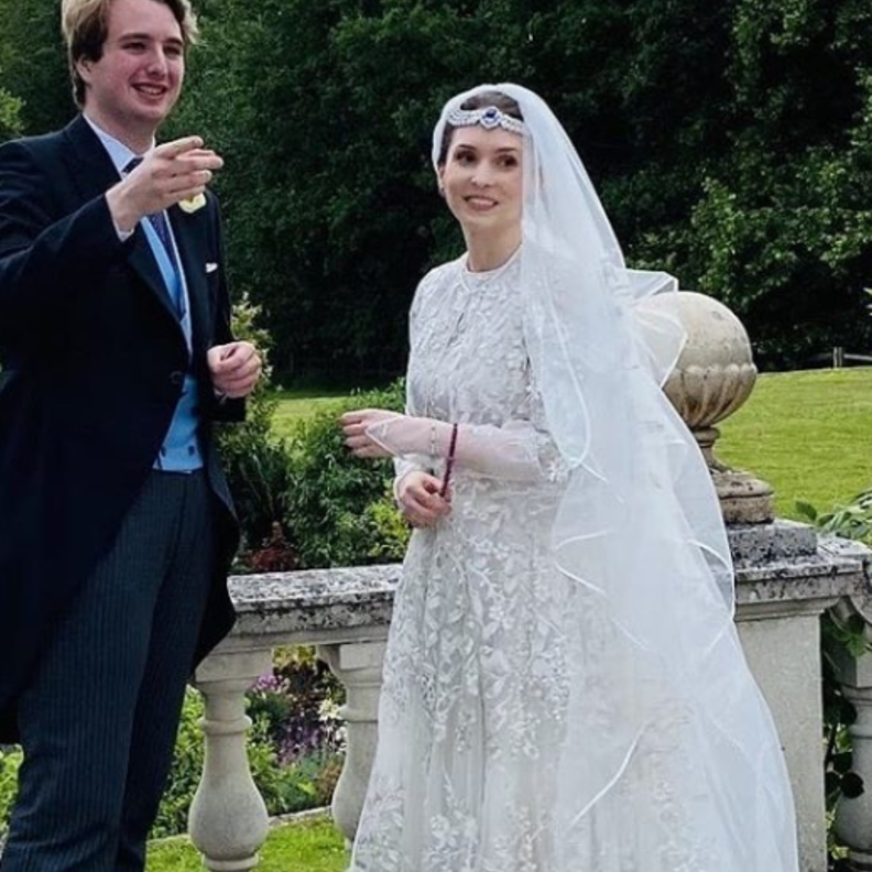  الاميرة راية بنت الحسين خلال حفل زفافها