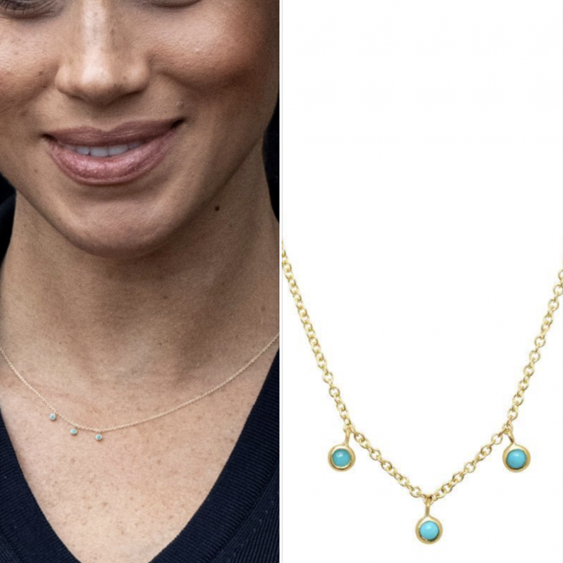 ميغان ماركل تتألق بسلسلة ناعمة من جينيفر ماير Jennifer Meyer