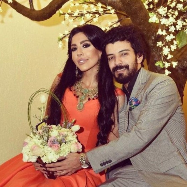 ليلى اسكندر وزوجها 