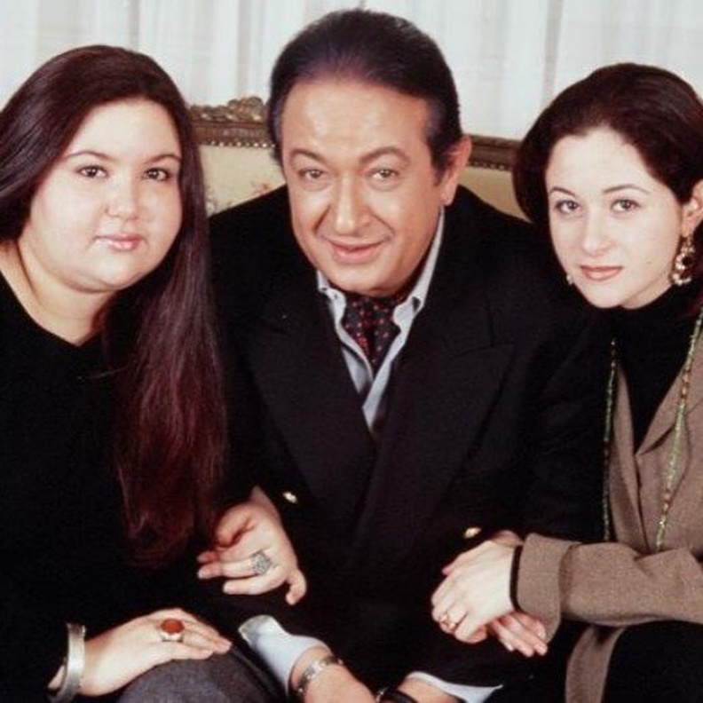 نور الشريف وابنتيه