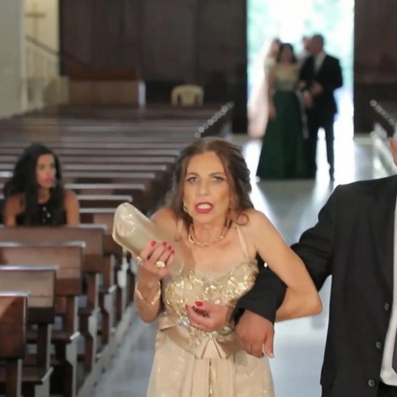 لحظة سماع العروس لدوي الانفجار