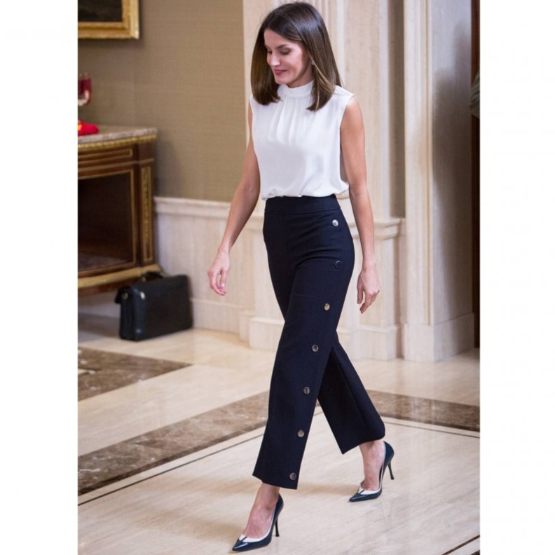 تنسيق البناطيل القماشية للدوام