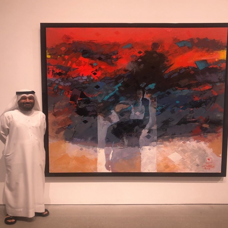 الفنان التشكيلي الإماراتي عبدالقادر الريس