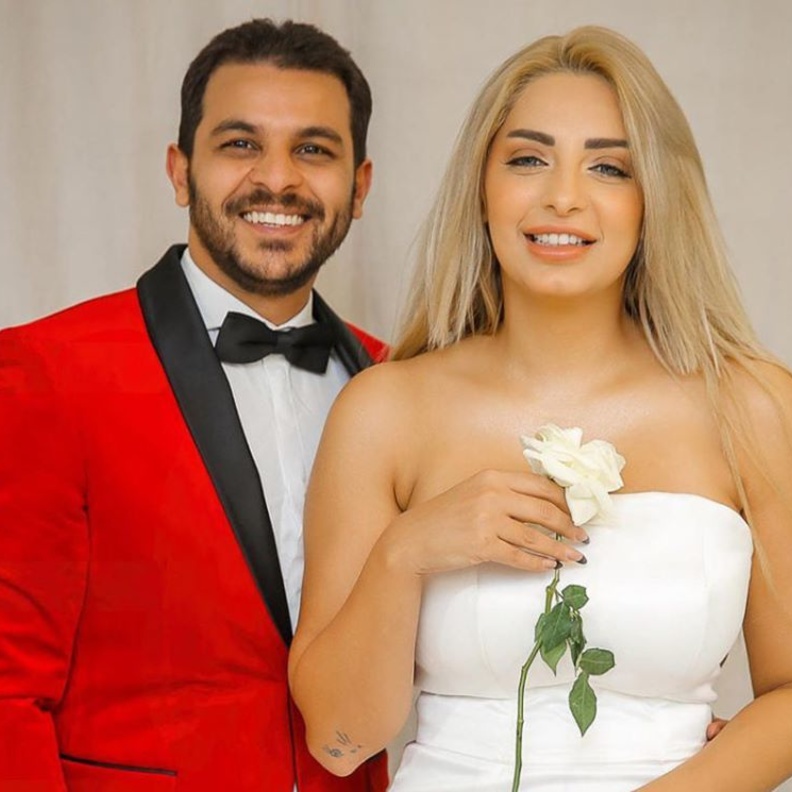 مي حلمي ومحمد رشاد