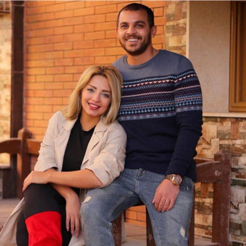 مي حلمي ومحمد رشاد