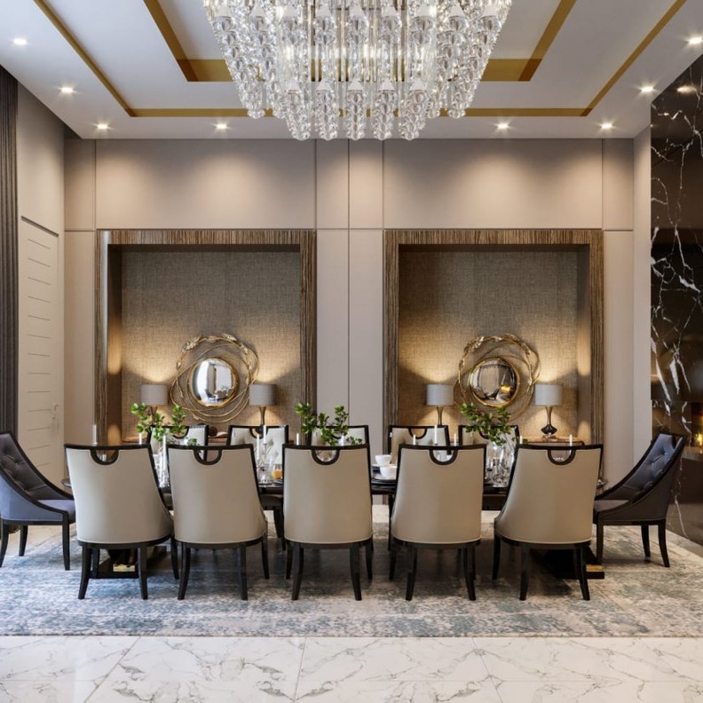 إحدى اعمال مصممة الديكور السعودية بثينة سليمان