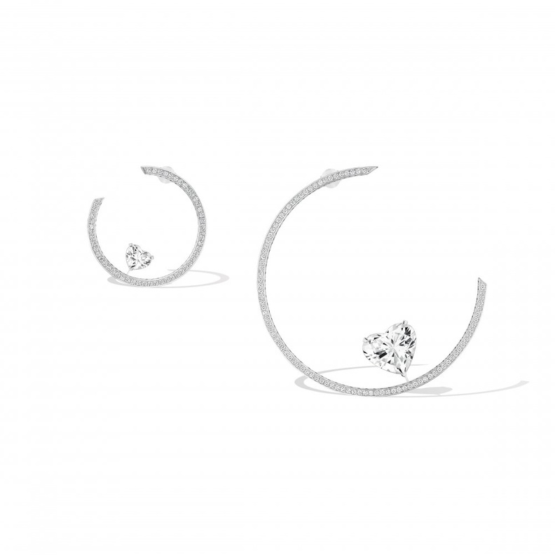 مجوهرات العروس باشكال القلوب