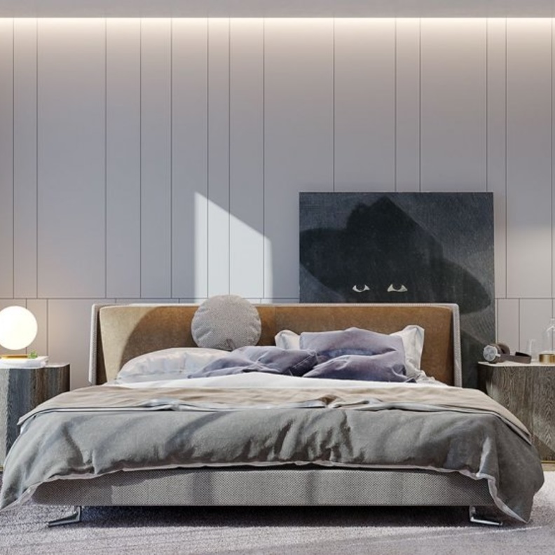 أقمشة تضيف الدفء والحميمية على ديكور غرفة النوم