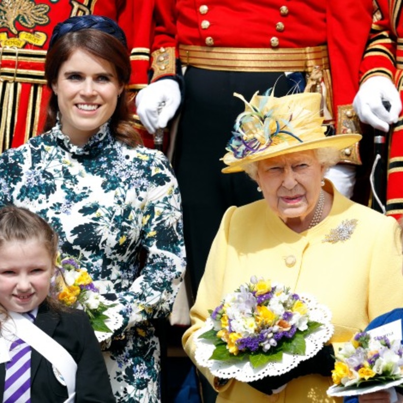 الأميرة يوجين تصل قلعة بالمورال