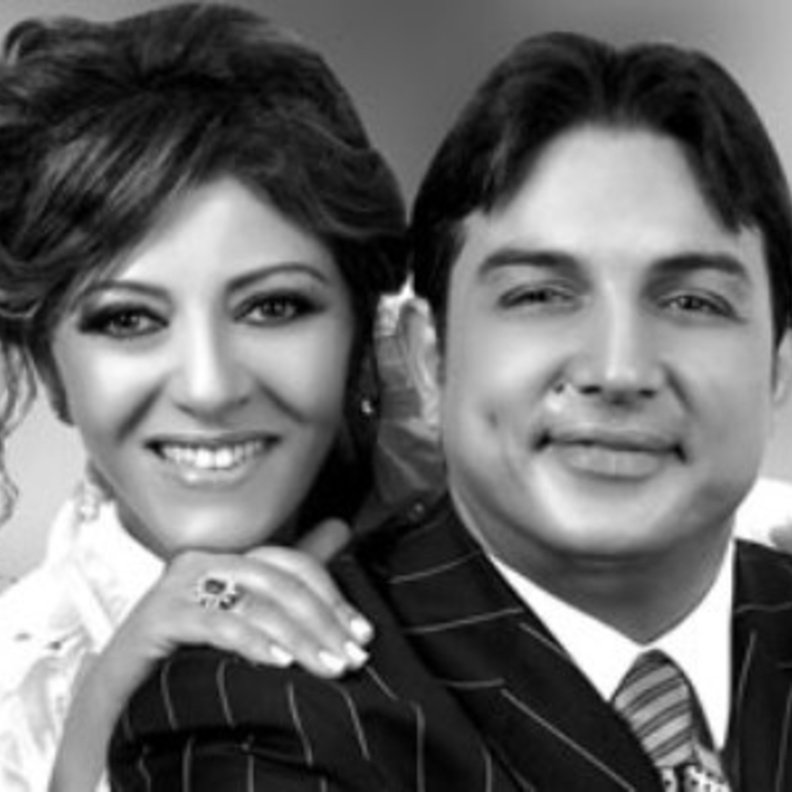 هالة صدقي وزوجها السابق 