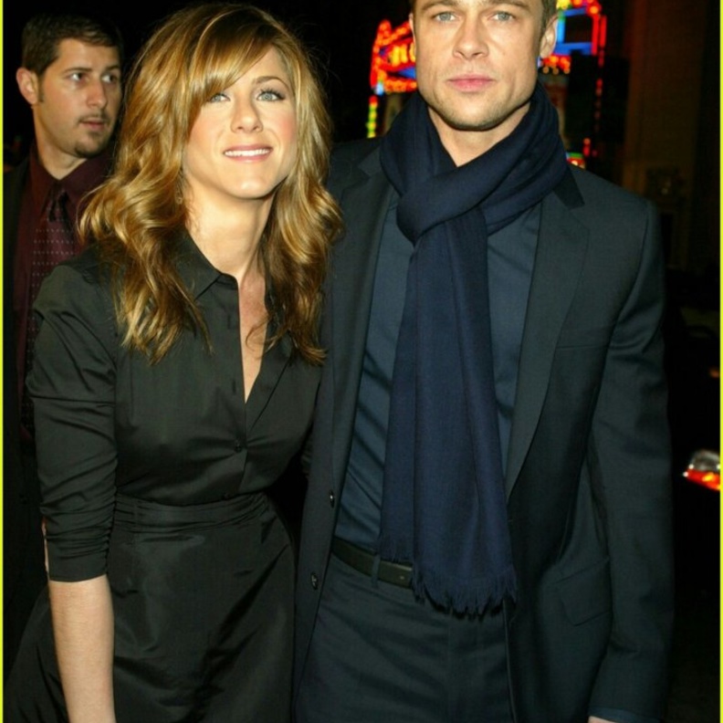 براد بيت و جينيفر أنيستون 