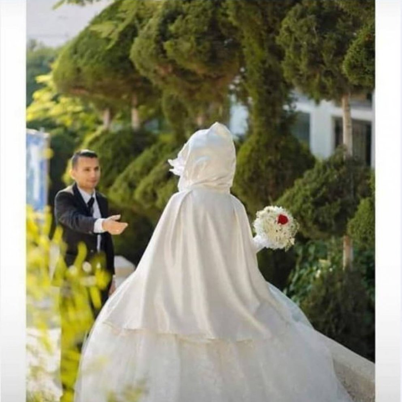  العروس تزف الى القبر بفستانها الابيض