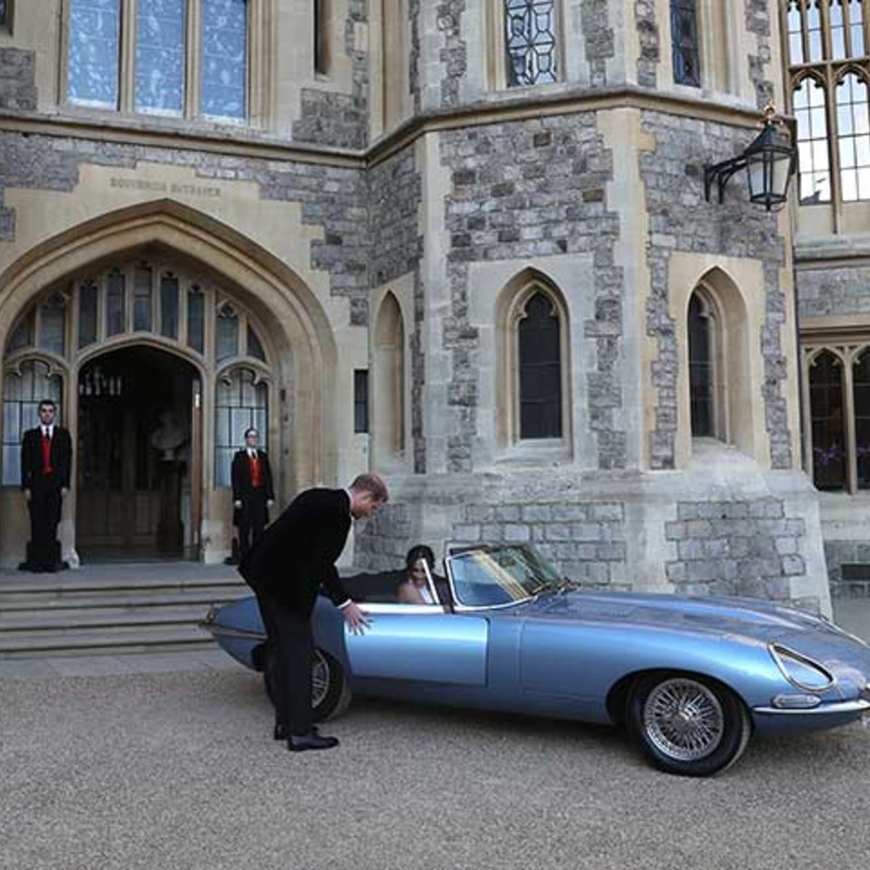 سيارة حفل زفاف الأمير هاري Prince Harry وميغان ماركل Meghan Markle