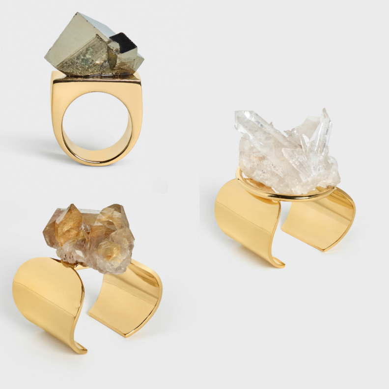 خط مجوهرات Les Cristaux الجديد من Celine..أحجار كريمة بقصص تاريخية