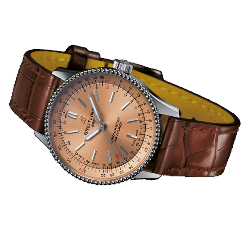 "نافيتايمر أوتوماتيك 35": ساعةٌ أسطورية للمرأة العالمية من Breitling