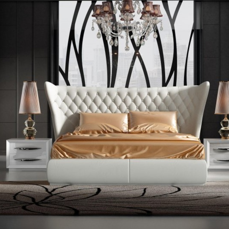 تصميم سرير فخم لغرفة نوم كلاسيك