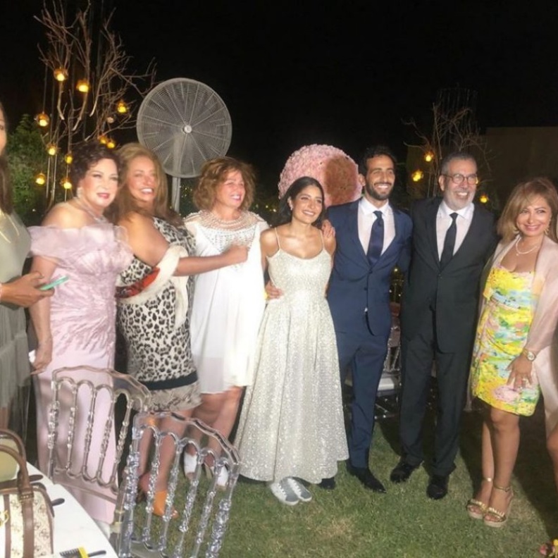 من حفل خطوبة ابنة مدحت العدل