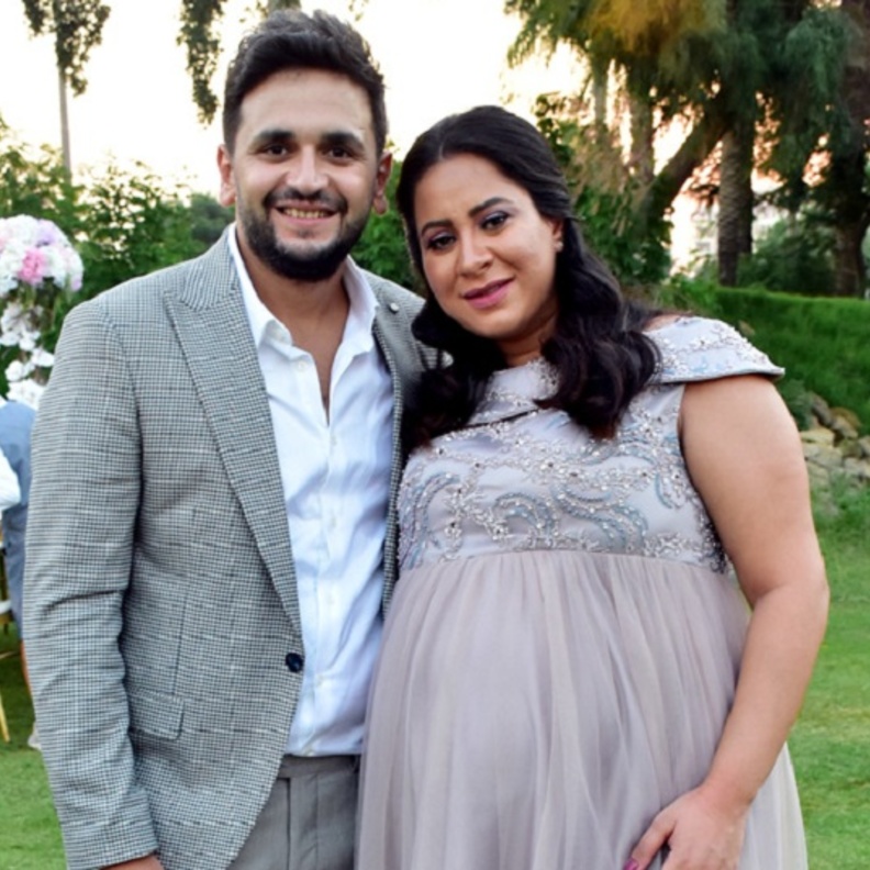 مصطفى خاطر وزوجته واوس اوس وزوحته