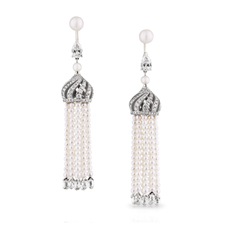 موديلات اقراط متدلية من فابرجيه Faberge