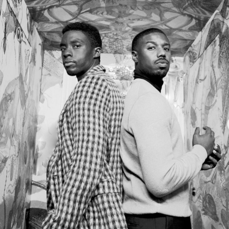 شادويك بوسمان و مايكل بي جوردان 