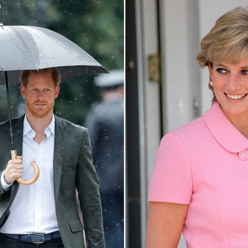 الأميرة ديانا والأمير هاري