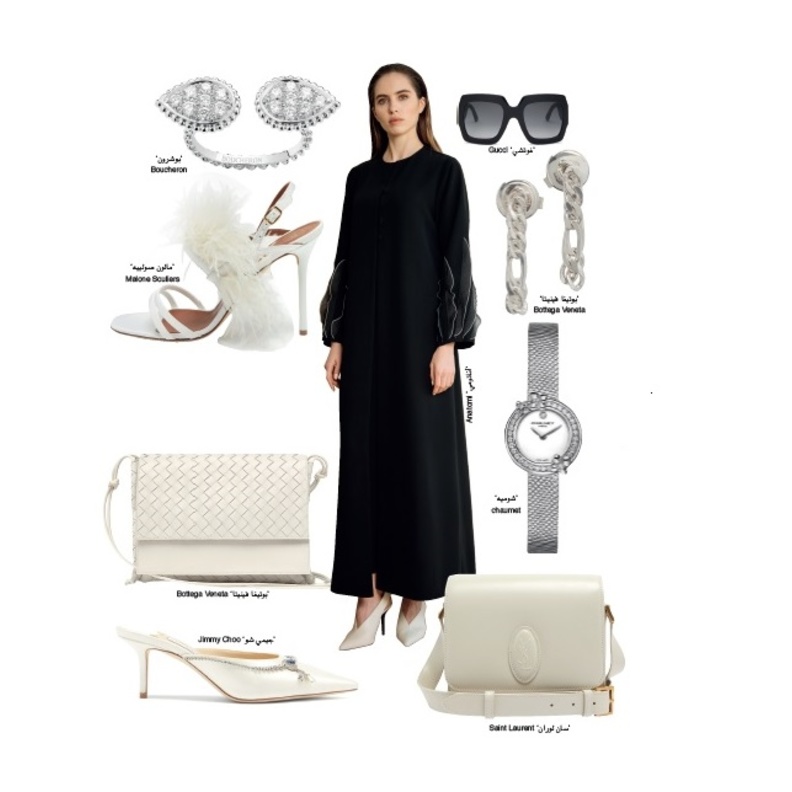 فخامة مطلقة بالعباية الكلاسيكية