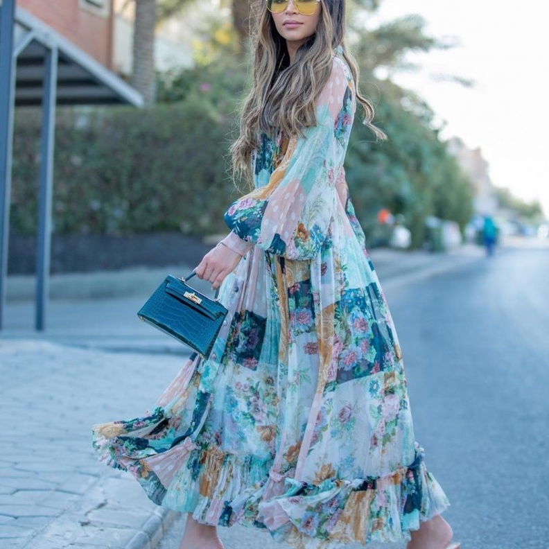  احدث موديلات فساتين مزخرفة مستوحاة من نهى نبيل