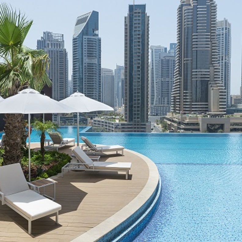 Marina Gate Outdoor Infinity Pool.