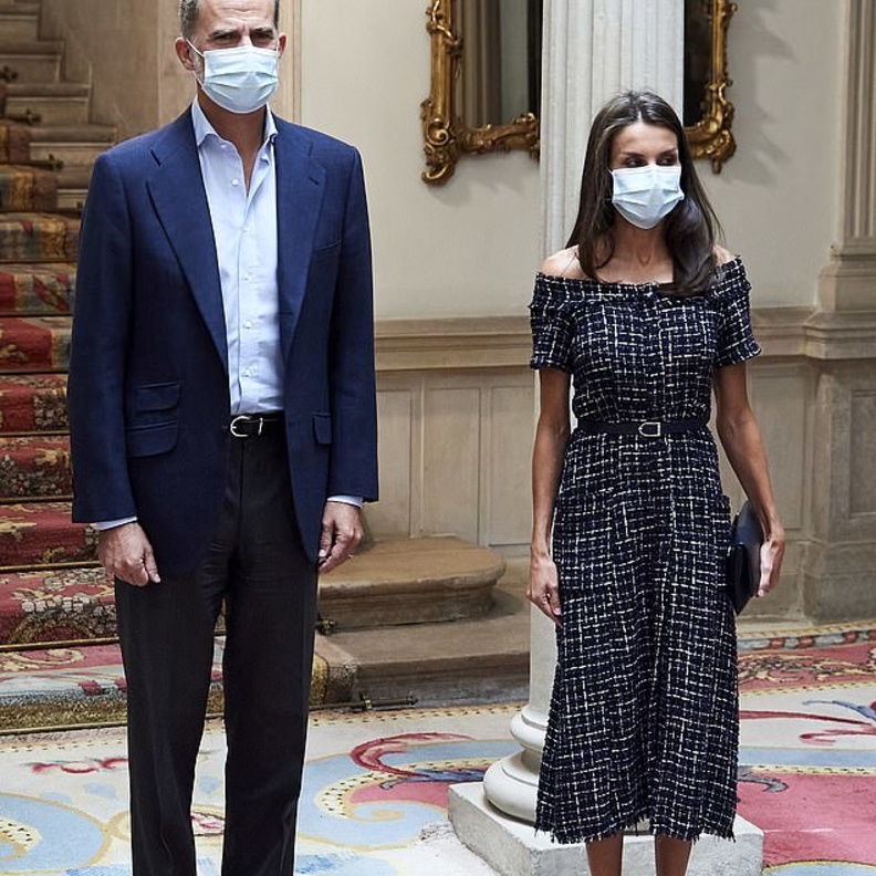 أحدث إطلالة للملكة ليتيزيا والملك فيليب السادس في مدريد