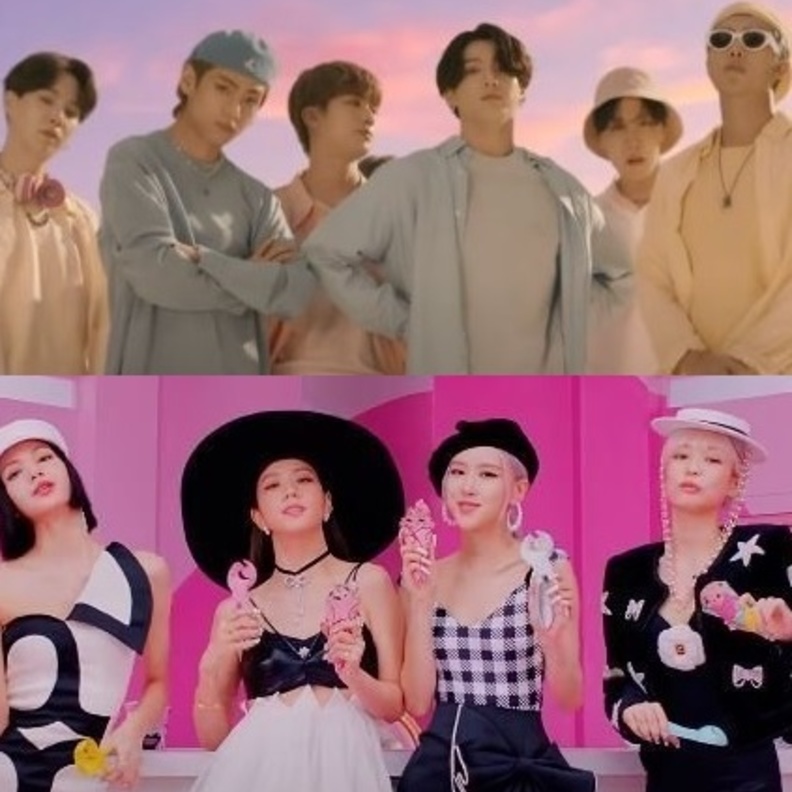 فرقة بلاك بينك وبي تي اس