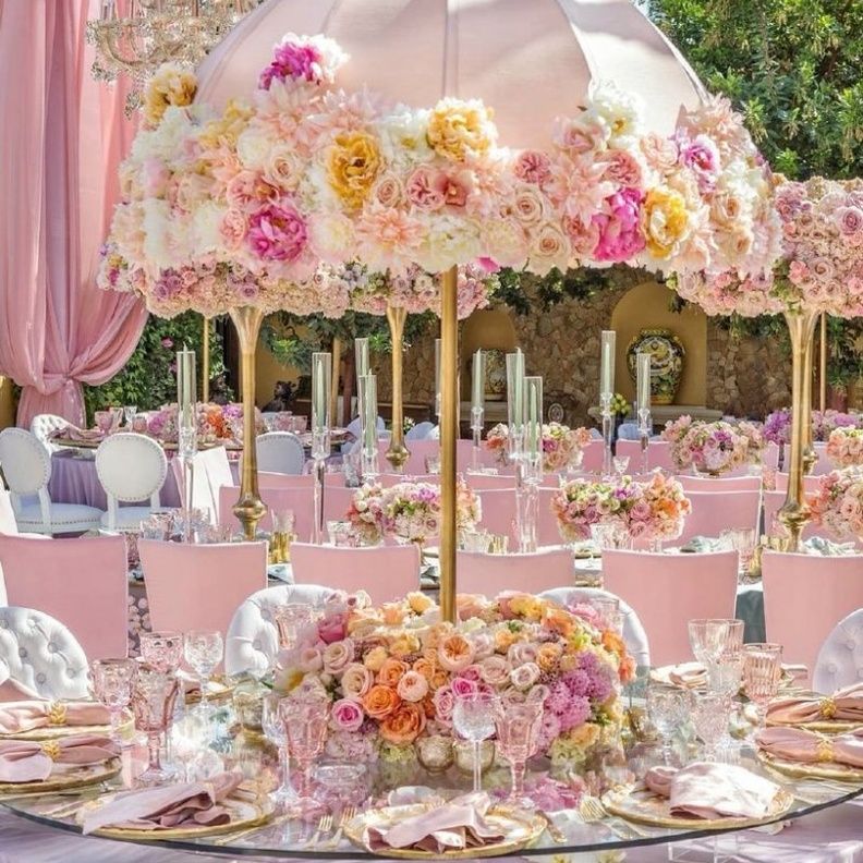 افكار لتنظيم حفلات الزفاف المفتوحة بطريقة مختلفة 