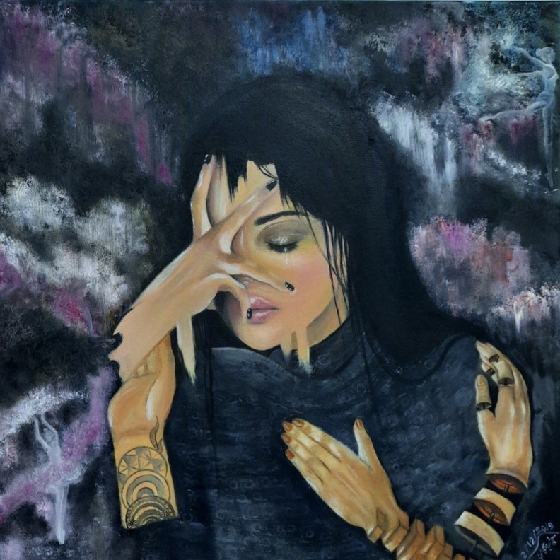  مقابلة مع الفنانة التشكيلية حليمه حكمي